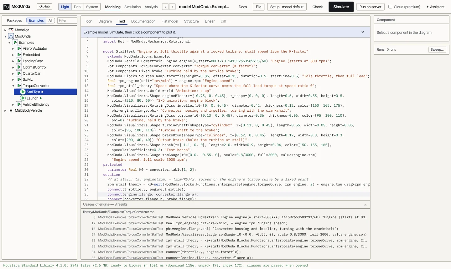 Find usages of engine: 8 results