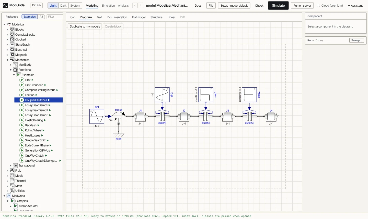 CoupledClutches diagram